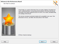 File recovery wizard