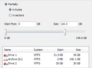 Restores files from deleted and formatted drives