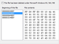 Restores data lost after a virus attack