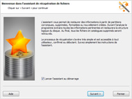 Assistant de restauration des fichiers