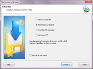Wizard per recupero file facile