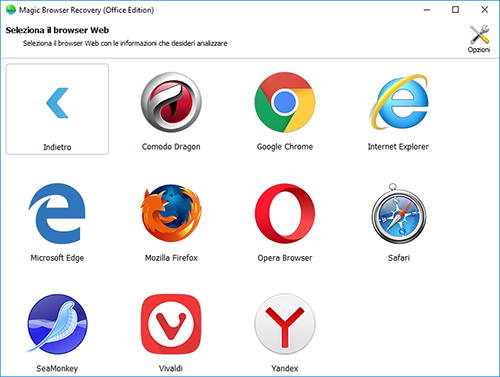 Oltre ai browser attualmente installati, potrebbe anche visualizzare i browser che sono stati disinstallati da questo sistema