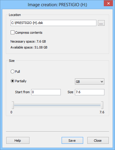 Create virtual disk