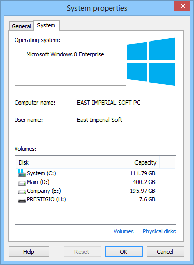 Using Magic Excel Recovery: Operating System Properties