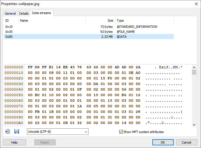 Using Magic Linux Recovery: Alternate Data Streams