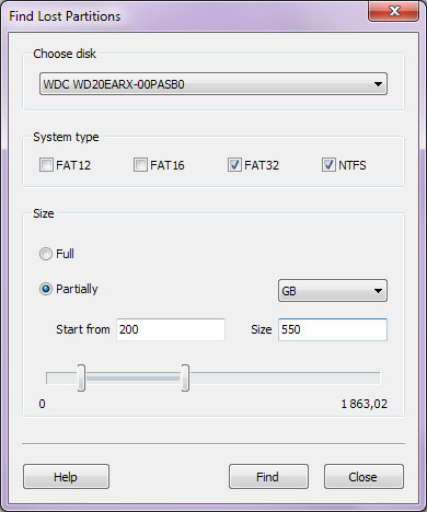 Restores files from deleted and formatted drives