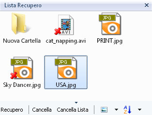 Uso Magic NTFS Recovery: Lista Recupero