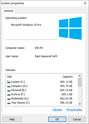 Operating System Properties