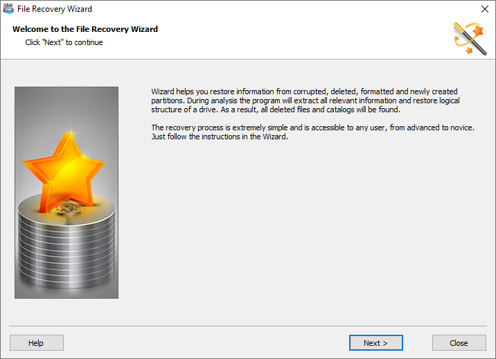 Step-by-Step Data Recovery Wizard