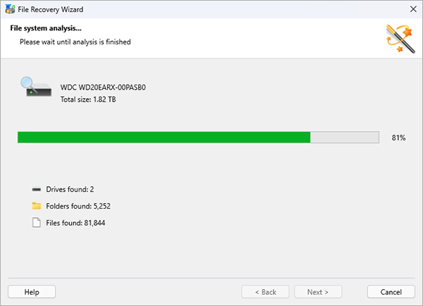 Magic Partition Recovery: поиск удаленных файлов