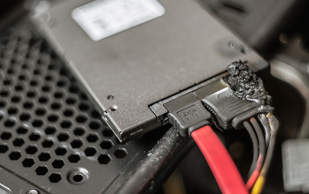 Damage to storage devices