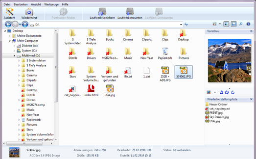 Dateiwiederherstellungssoftware für alle Windows-Versionen