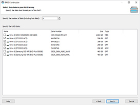 Magic RAID Recovery will automatically detect all RAID arrays