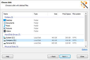 用 Magic NTFS Recovery 修复破碎的文件系统并还原分区