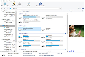 Magic RAID Recovery recuperar datos de matrices RAID dañadas