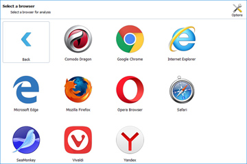 Magic Browser Recovery обнаруживает удаленную историю веб-браузеров