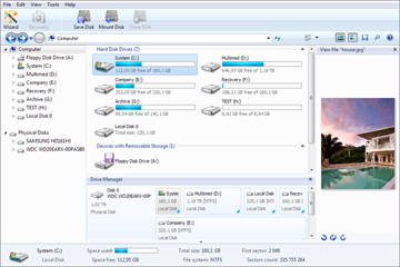 يتيح برنامج Magic Partition Recovery إمكانية إصلاح أنظمة الملفات التالفة واستعادة الأقسام