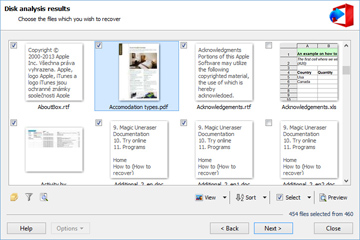 Recuperar documentos perdidos o eliminados de Microsoft Office y archivos PDF.