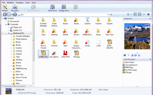 Software Recupero File per Tutte le Versioni di Windows